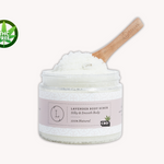 Lavender Body Scrub with CBD, Natural Body Salt Scrub (THC free)