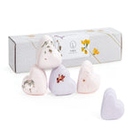 Valentine's Day best Bath Bombs Gift - Lavender  - a Set of 5 Heart Shaped Gift box
