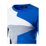 New Fashion Printed Casual Neck Slim Cotton  Sweaters