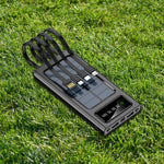 Adventure Power & Sound Bundle – Portable Solar Power Bank + 360° Wireless Speaker