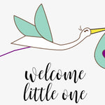 Organic new baby gift set - welcome little one!