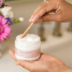 CBD Lavender Body Scrub with CBD, Natural Body Salt Scrub (THC free)